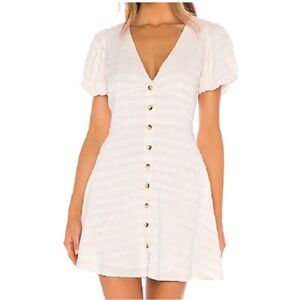 L*Space Sabrina Mini Dress in Cream